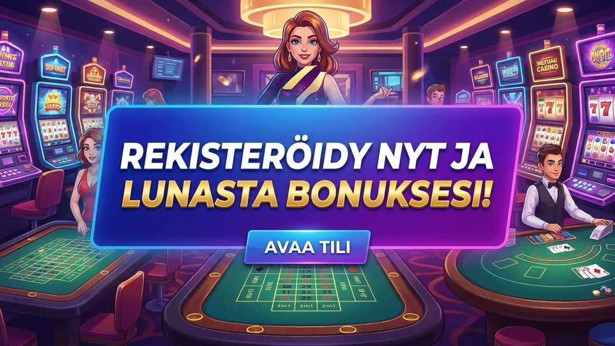 Rekisteröidy bonuksen kanssa